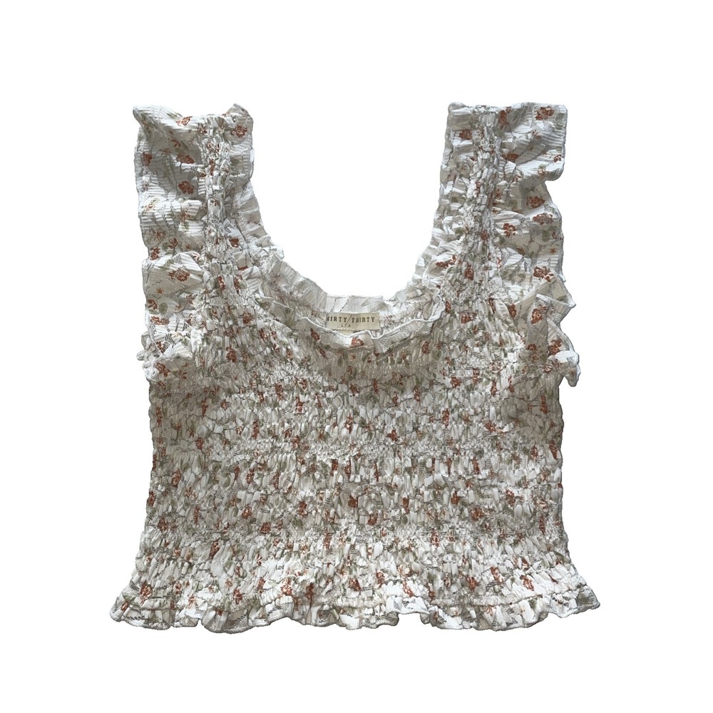 Thirty Thirty Women's Stretch Tank Boho Floral Style Size XL